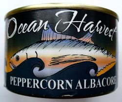 Peppercorn Albacore Tuna - 6 Pack (7-1/2 Oz.) Cans.