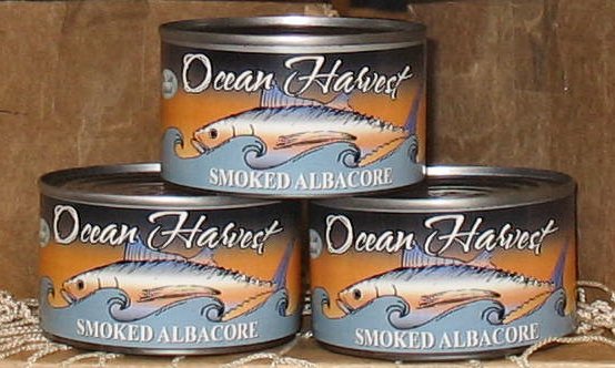 Smoked Albacore Tuna - 6 Pack (6 Oz.) Cans.