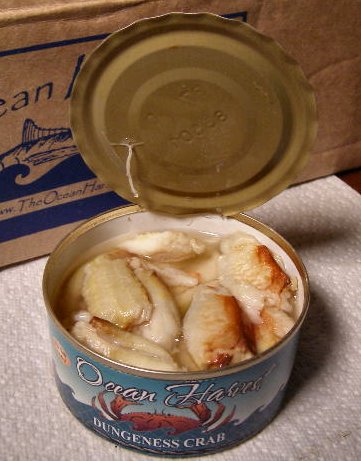 Canned Dungeness Crab Opened III