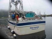 Harvester in Port