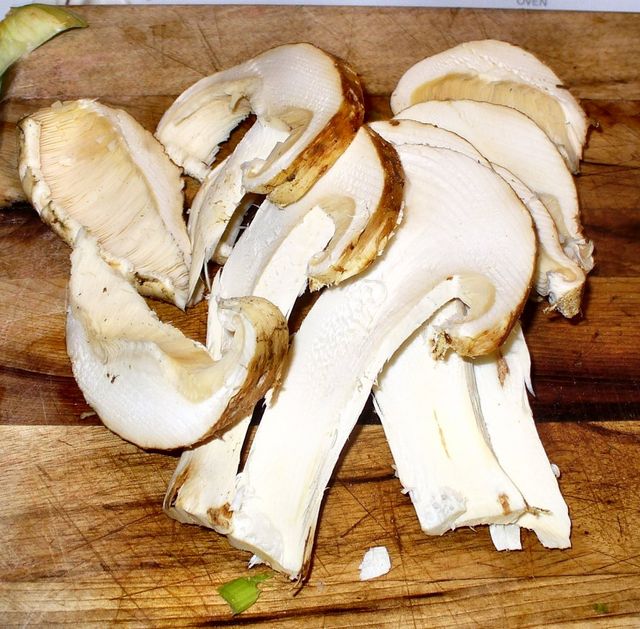 Forest Harvest: Matsutake Sliced