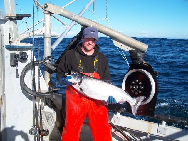 Royce and the first Salmon of 2010 season