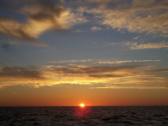 The Sun going down on the pacific The Sun going down on the pacific